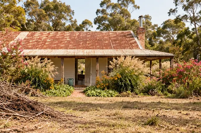 Older property before ground works